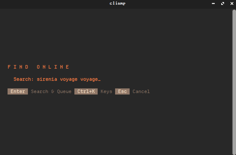 Cliamp Player Screenshot